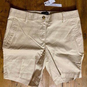 Talbots relaxed chino shorts